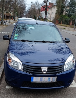 Dacia Sandero, 2009, blau, TÜV neu bis 03 2026  Bild 4