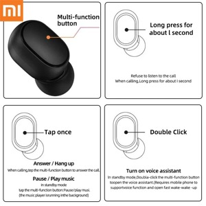 Xiaomi redmi airdots 2 ohrhörer echte kabellose kopfhörer geräusch reduzierung headset mit mikrofon  Bild 2