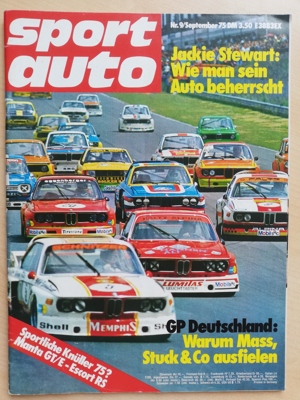 Fahrbericht Manta B GTE - Zeitschrift sportauto Nr9 vom September 1975 Bild 1