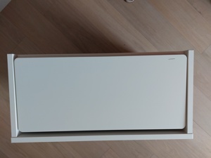 IKEA Bett SLÄKT mit 3 Aufbewahrungscontainern auf Rollen, 200 x 90, weiß Bild 4