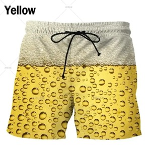 Sommer coole Bier Shorts Hosen Männer 3d gedruckt Badeanzug homme Badehose Strand Shorts homme Sport Bild 3