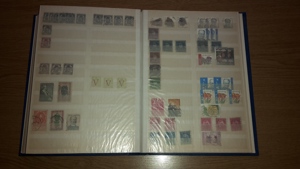 Einsteckalbum mit Briefmarken aus Belgien Bild 6
