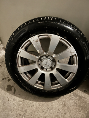 4 X mercedes winter Reifen mit alufelgen Bild 9
