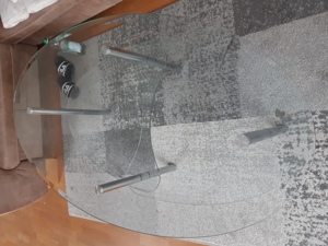 Glastisch mit zwei Ebenen Bild 6
