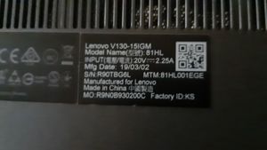 Lenovo V130-15igm Bild 4