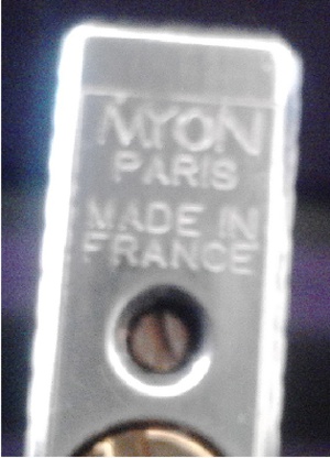 MYON de PARIS   Feuerzeug   Bi-Color Bild 4