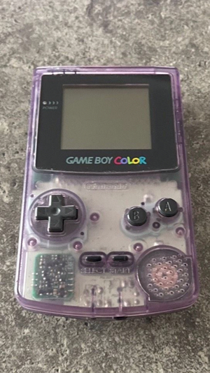 Gameboy Color in der Farbe lila Transparent inkl tetris Nintendo  Bild 2