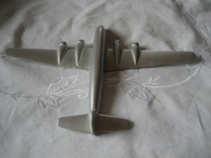 Aluminium Modellflugzeug, Modell eines Propellerflugzeug Bild 4