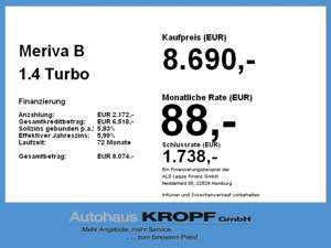 Opel Meriva B 1.4 Turbo ecoFlex Innovation PDC Bild 3