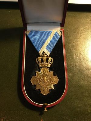  Rumanien Militarverdienstkreuz Orden 1 Klasse im Rothe Etui