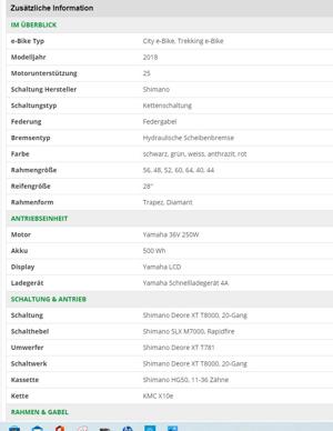 Haibike 6.0 schwarz grün titan matt M SDURO 20 Gang Trekking 6.0 Herren M 1425KM Bild 3