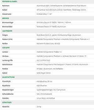 Haibike 6.0 schwarz grün titan matt M SDURO 20 Gang Trekking 6.0 Herren M 1425KM Bild 2