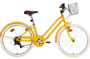 NEU Kinder City-Bike gelb (Chiquita), 6 Gang, 24 Zoll Bild 1