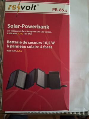solar Powerbank 8.000mAh Bild 1