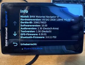 BMW Motorrad Navigator VI 6 inkl. Life.Update Europa mit KFZ Halterung Autoteile Bild 2