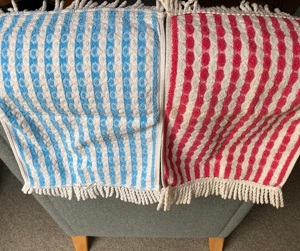 2 Handtuch Sets 100 % Baumwolle jeweils 3 Teile in türkis & pink Bild 7