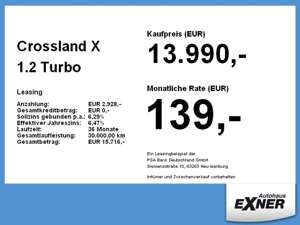 Opel Crossland X 1.2 Turbo 2020 LED Scheinwerfer, DAB Bild 3