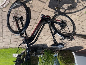 e bike Corratec Life CX ENVIOLO RH47 2020 neuwertig scharz matt rot glanz Bild 7