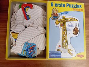 Puzzle z.B. Playmobil, Tiere, erste Puzzle Baustelle Bild 4