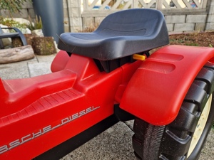 BIG Outdoor Spielzeug Fahrzeug Traktor Porsche Diesel Junior rot, schwarz Bild 4