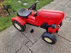 BIG Outdoor Spielzeug Fahrzeug Traktor Porsche Diesel Junior rot, schwarz Bild 3