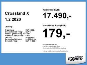 Opel Crossland X 1.2 2020 Klima, PDC, 16 LM Felgen Bild 4