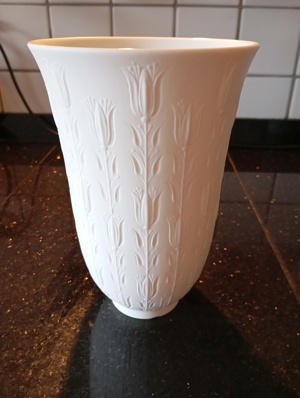 Rosenthal Vase weißer Biskuitporzellan 