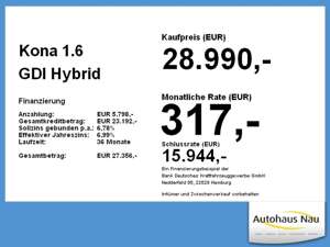Hyundai KONA 1.6 GDI Hybrid Prime inkl. Inspektionspaket !! Bild 5