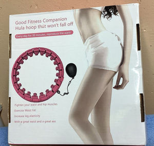 Smart Hula Hoop Reifen Fitness Einstellbar Massagenoppen Bauchtrainer Bild 1