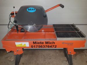 Vermiete Nassschneider Steintrennmaschine Pflasterschneider