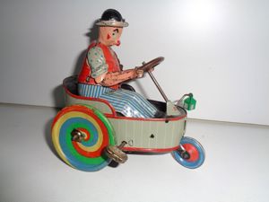  lehmann PETER 503 landwirt im dreirad auto 1920 30 germany tin toy Bild 1