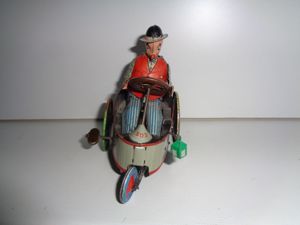  lehmann PETER 503 landwirt im dreirad auto 1920 30 germany tin toy Bild 2