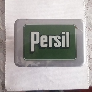 Alte Persil-Blechschachtel Waschpulver  Bild 4