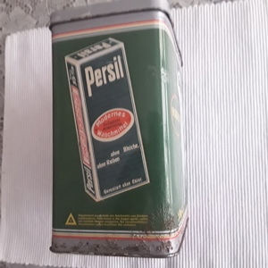 Alte Persil-Blechschachtel Waschpulver  Bild 5