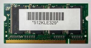 Kingston 512MB RAM Laptop Speicher, KVR333X64SC25 512, DDR1, 333 MHz, SO-DIMM Bild 2