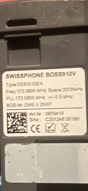 swissphone boss 910 V Bild 3