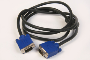 Monitorkabel VGA Verlängerung HD15 Stecker Buchse 15-polig Parallelkabel seriell 1,5m 