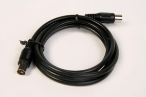 Antennenkabel Anschluss Koaxial Stecker Buchse 1m  