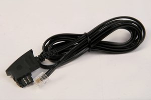 Telefonkabel 2-adrig TAE F auf RJ11 Stecker TAE NTBA f.analoge Telefone 3m 