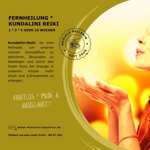 Kundalini Reiki Fernanwendung   60 Minuten   Jeden Montag