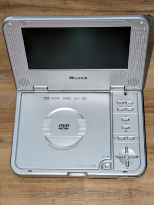Tragbarer DVD-Player Fernseher Mustek MP70D Bild 1