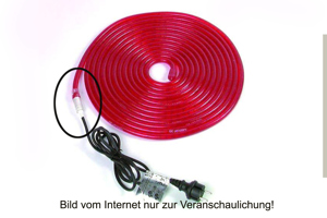 Anschlußkabel Netzkabel Stromkabel f. Lichterschlauch wasserdicht 230V 50hz 1m Eurostecker 