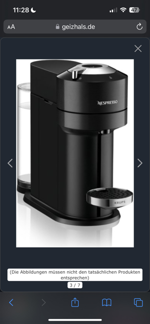 Nespresso Kapselmaschine Vertuo Next  Bild 5