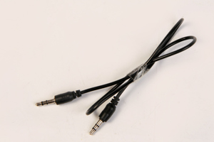 Audiokabel 3,5mm Klinkenstecker 1m schwarz 