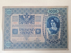 1000 Kronen 1902 Österreich Ungarn Banknote Geldschein