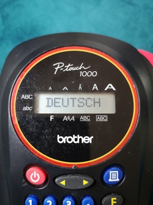 Brother P-Touch 1000 Etikettendrucker PT-1000 Beschriftungsgerät Bild 5