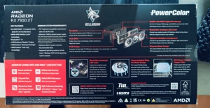 PowerColor AMD Radeon 7900XT 20GB  Hellhound OC Edition !!! 2 Wochen alt !! Rechnung !!! wie Neu !!! Bild 2