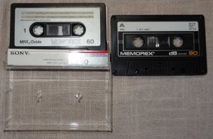 MC Memorex Musikkassette 2 verschiedene gebraucht, volle Funktion  Musik kassette Bild 2