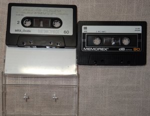 MC Memorex Musikkassette 2 verschiedene gebraucht, volle Funktion  Musik kassette Bild 1