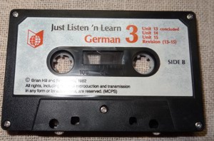MC Passport Books Just listen n Learn German3 Unit 11-15 und 3 weitere Lernkassetten Lernen  Bild 2